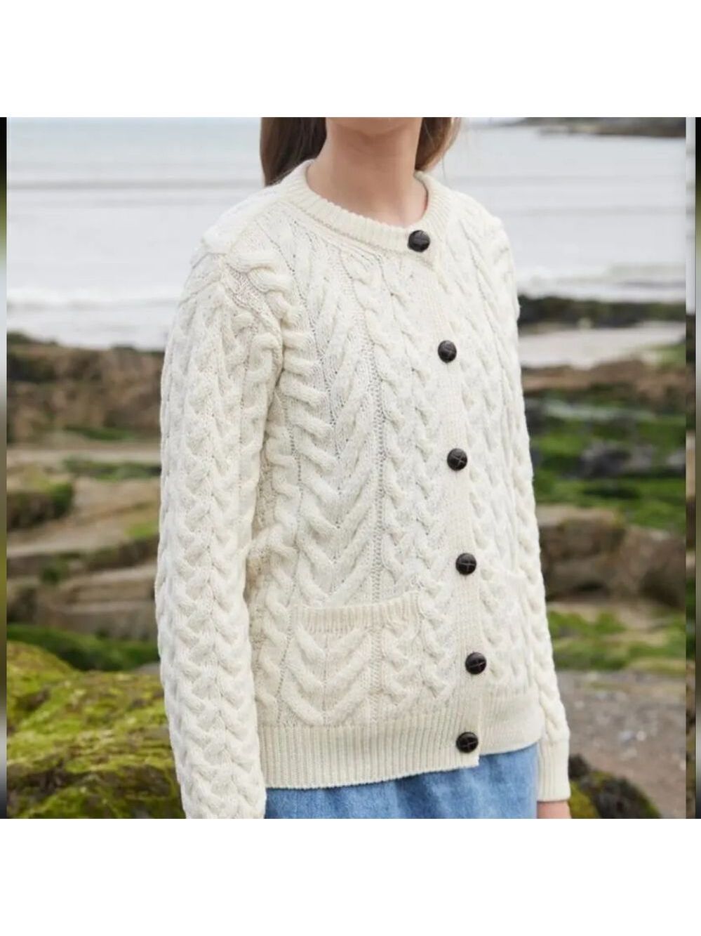 919 Blarney Woollen Mills Supersoft Merino Wool Aran Lumber Small